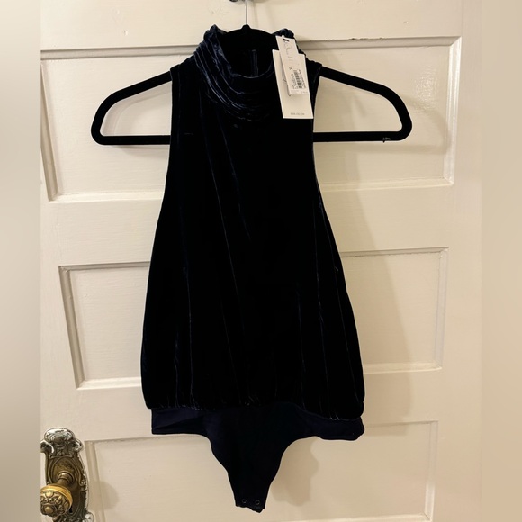 Joie Ryona Sleeveless Velvet Turtleneck Bodysuit, Black - SZ Small NWT! - Picture 4 of 7
